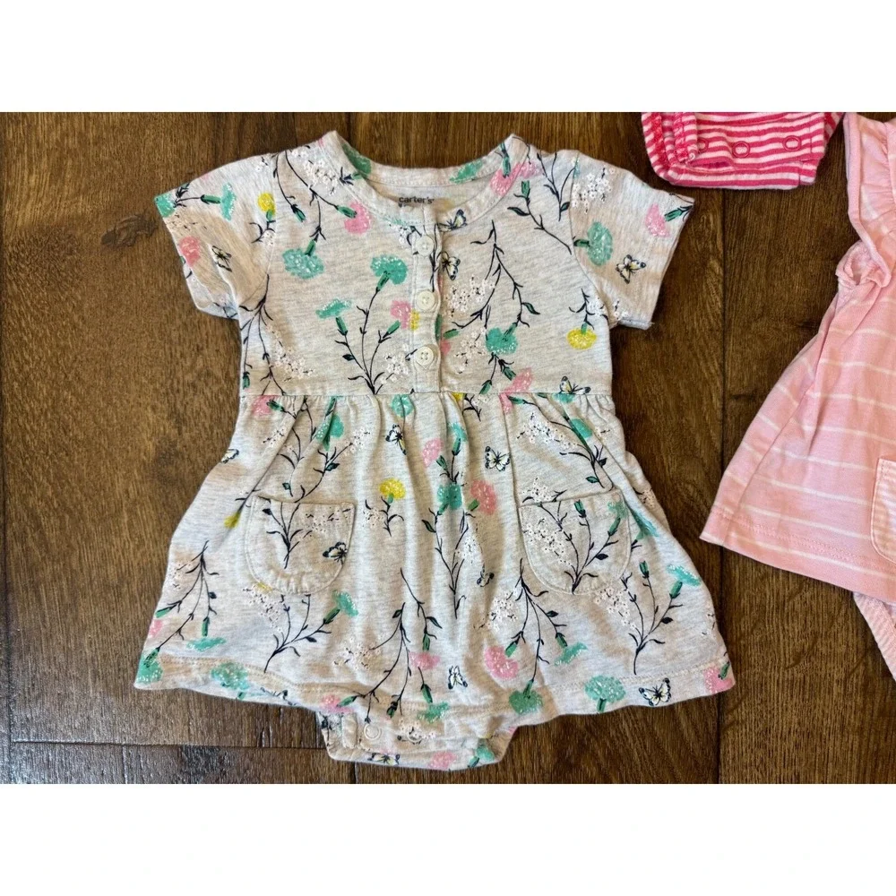 Baby Girl Clothes Lot 3 Months‎ Dresses Rompers Summer Outfits Bundle Cat Bird